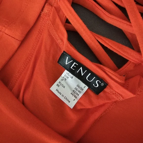 3 for $30! SALE Venus Ted Lace Up Back 3/4 Sleeve Knee-Length Bodycon Dress - Picture 6 of 11